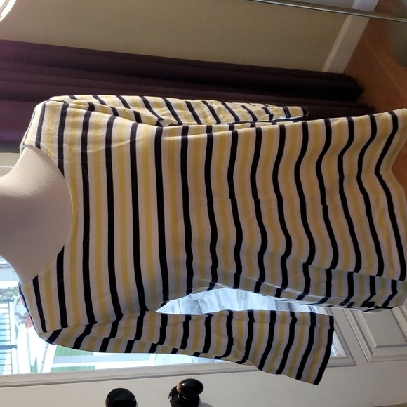 Talbots Stripe Cotton Tee SZ MD - Picture 1 of 7